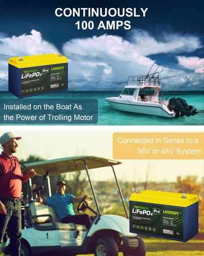 12V100AH-Rg LiFePO4 Lithium Battery