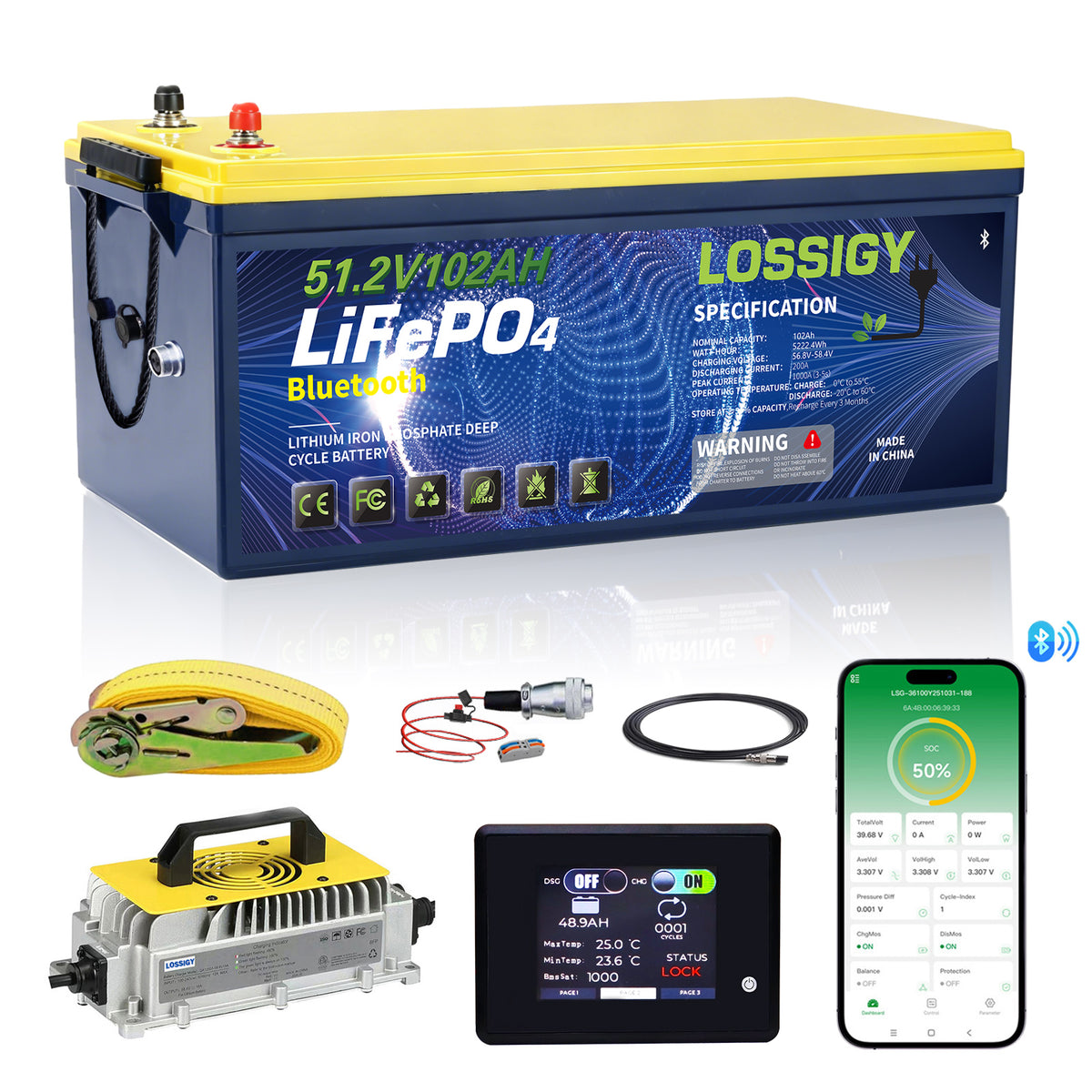 48v Golf cart Lithium